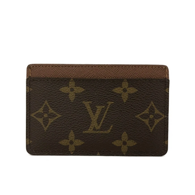 $295 1997 Louis Vuitton Monogram Card Holder Armagnac Brown SP1907