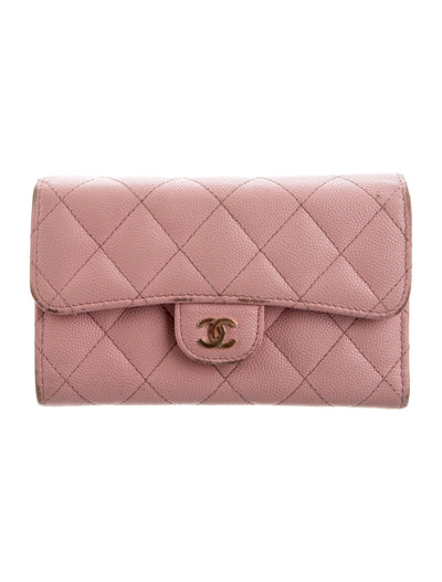 Chanel 2021-2022 Interlocking CC Logo Trifold Wallet 10021116