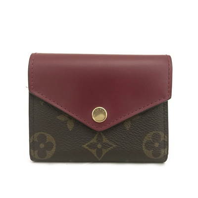 $535 RFID Louis Vuitton Monogram Zoe Wallet Fuchsia