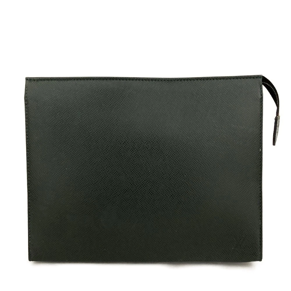 $1420 1995 Louis Vuitton Taiga Poche Toilette 26 Cosmetics Pouch Epicea TH1915