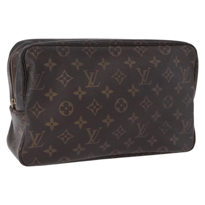 $600 1986 LOUIS VUITTON Monogram Trousse Toilette 28 Clutch Bag 863
