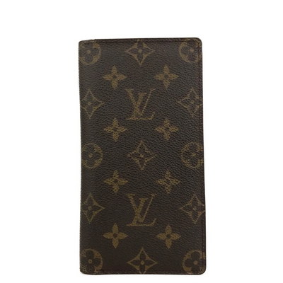 $440 Louis Vuitton Monogram Porte Valeurs Cartes Credit Wallet CT0979