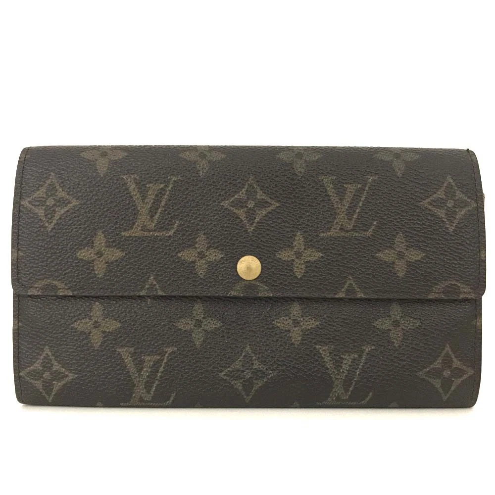 $720 1995 Louis Vuitton Monogram Sarah Wallet CA0975