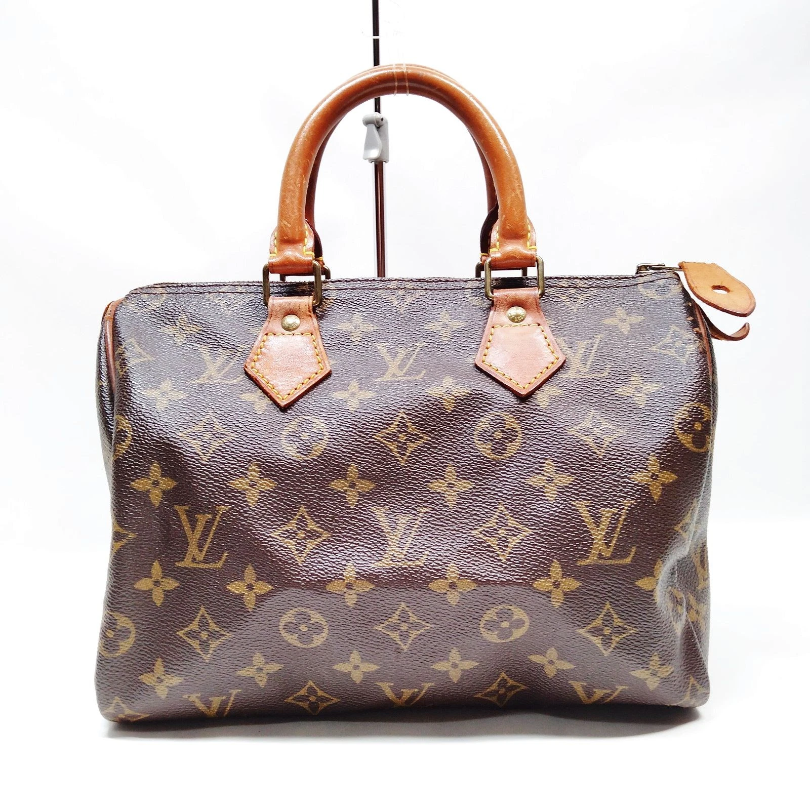 Louis Vuitton Speedy 25 Handbag Brown Monogram MI872