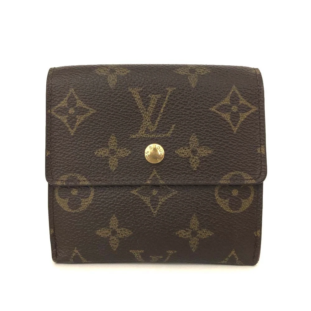 Louis Vuitton Monogram Portefeiulle Elise Trifold Wallet Brown SD0031