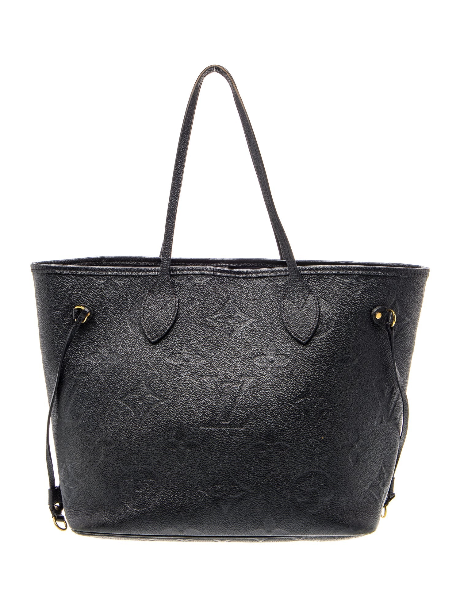 $3050 RFID Louis Vuitton Empreinte Monogram Giant Neverfull MM Black