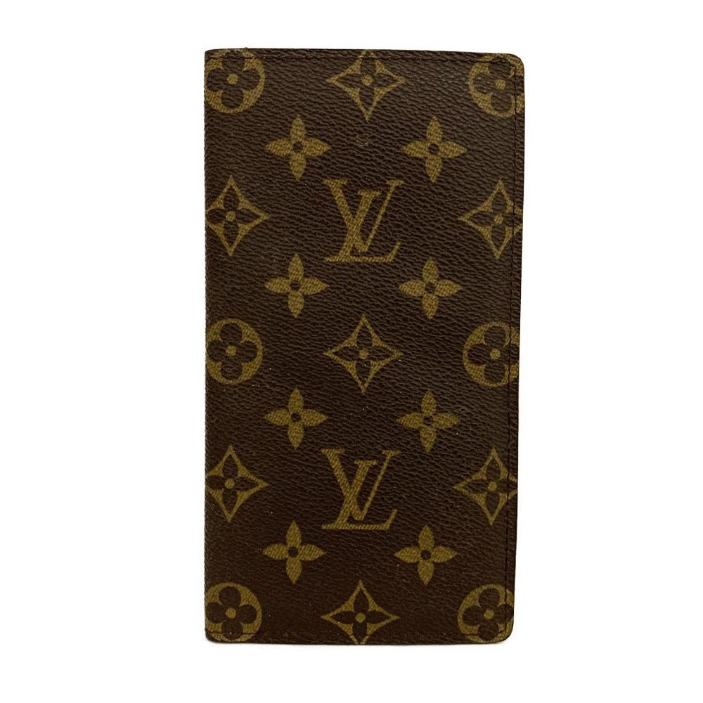 Louis Vuitton Monogram Porte Valeurs Cartes Credit Long Wallet Brown CT1928
