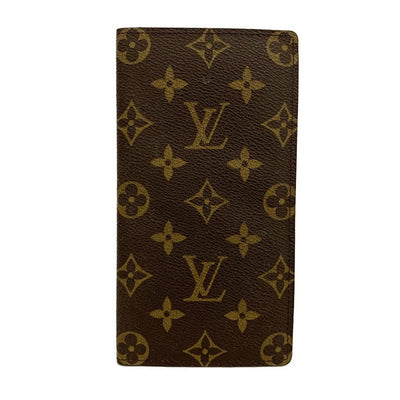 Louis Vuitton Monogram Porte Valeurs Cartes Credit Long Wallet Brown CT1928