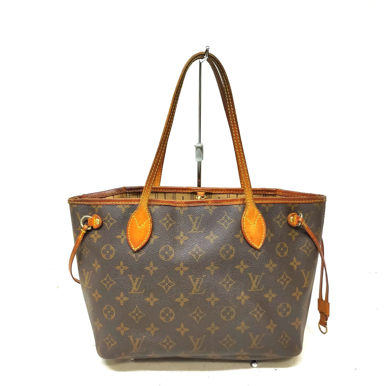 $2100 Louis Vuitton LV Tote Bag Neverfull PM Brown Monogram