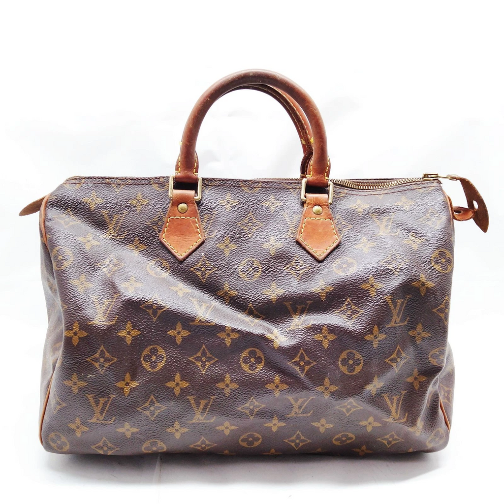 $1730 2002 Louis Vuitton Monogram Speedy 35 TH0092 - MyDesignerly