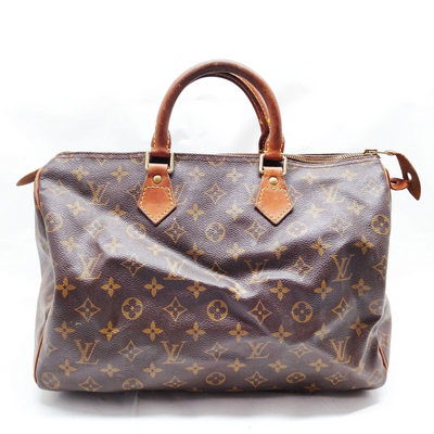 $1730 2002 Louis Vuitton Monogram Speedy 35 TH0092