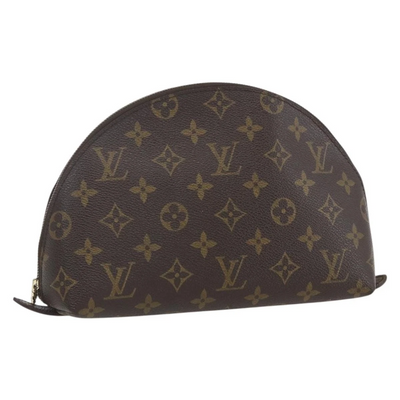 $735 1996 LOUIS VUITTON Monogram Trousse Demi Ronde  TH0996