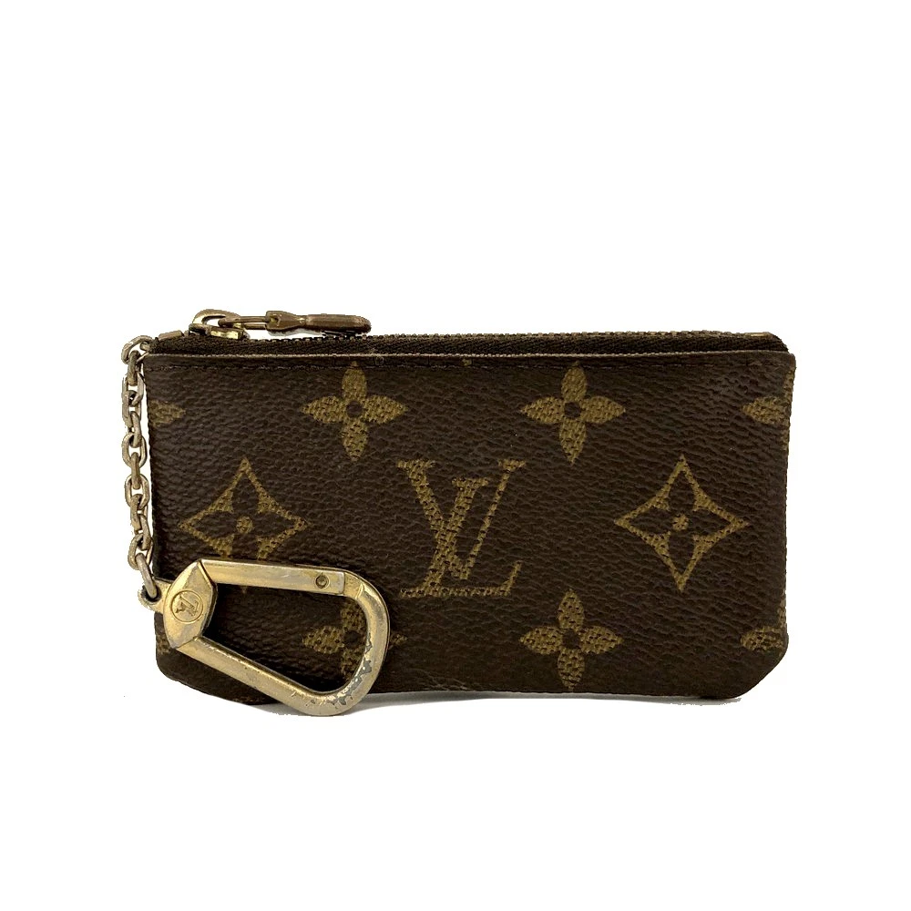 $345 2002 Louis Vuitton Monogram Key Pouch CA0012