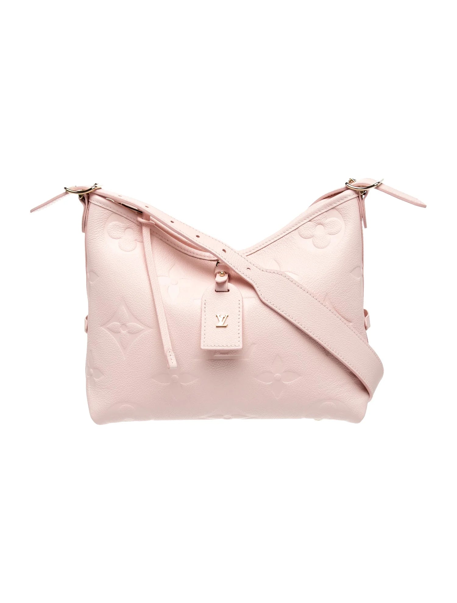 $3350 Louis Vuitton Empreinte Monogram Carryall PM Pink Opale