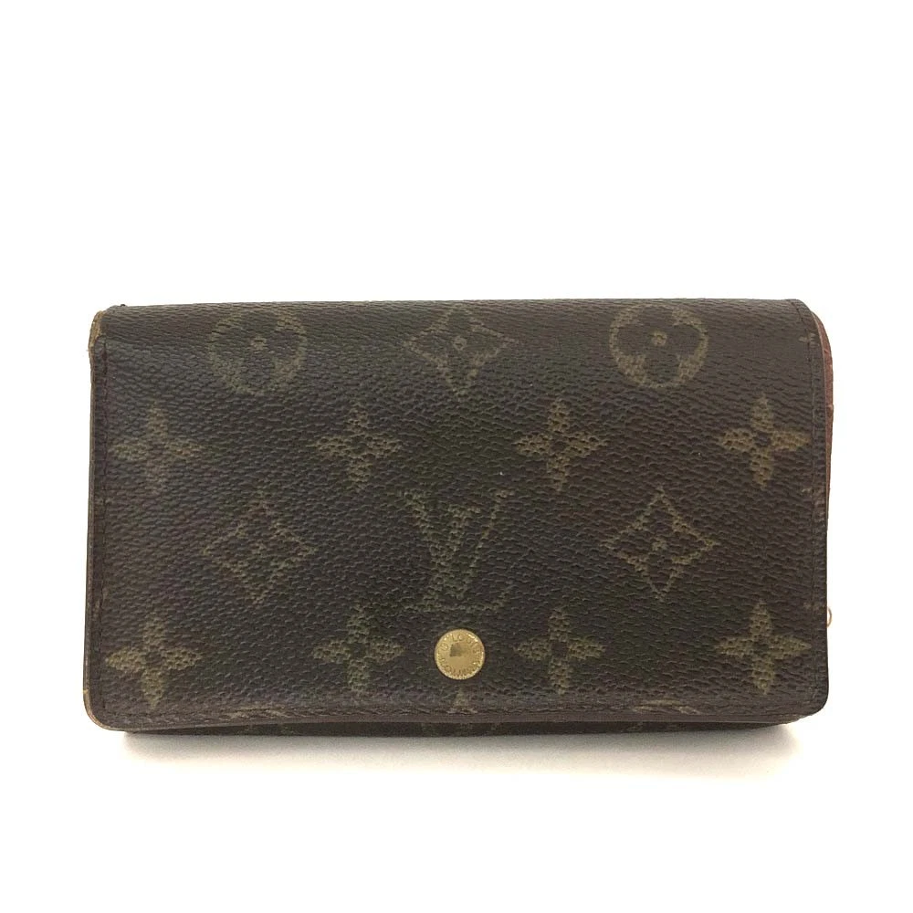 Louis Vuitton Monogram Porte Monnaie Billets Tresor Bifold Wallet SD1919