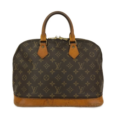 $2090 1993 Louis Vuitton Monogram Alma Tote Hand Bag Purse Brown VI0933