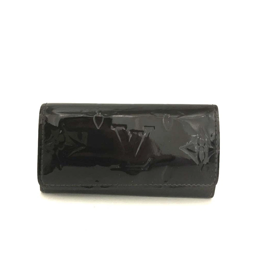 Louis Vuitton Monogram Vernis Leather Multicles 4 Ring Key Case SN1154