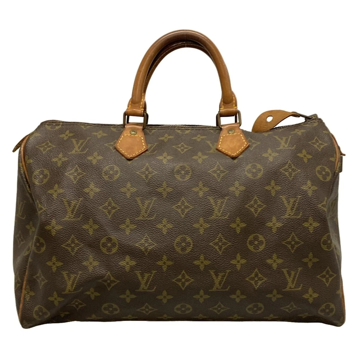 $1700 Louis Vuitton Monogram Speedy 35 SA