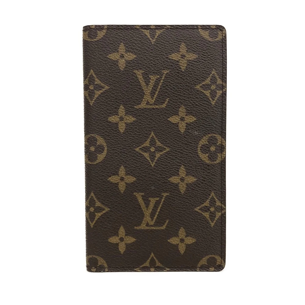 Louis Vuitton Monogram Agenda De Poche Pocket Notebook Cover Brown CA0928