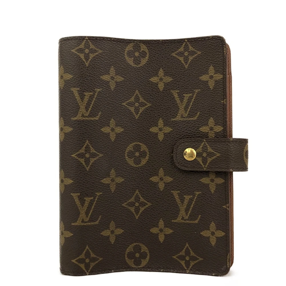 Louis Vuitton Monogram Agenda MM Notebook Cover Brown SP0977