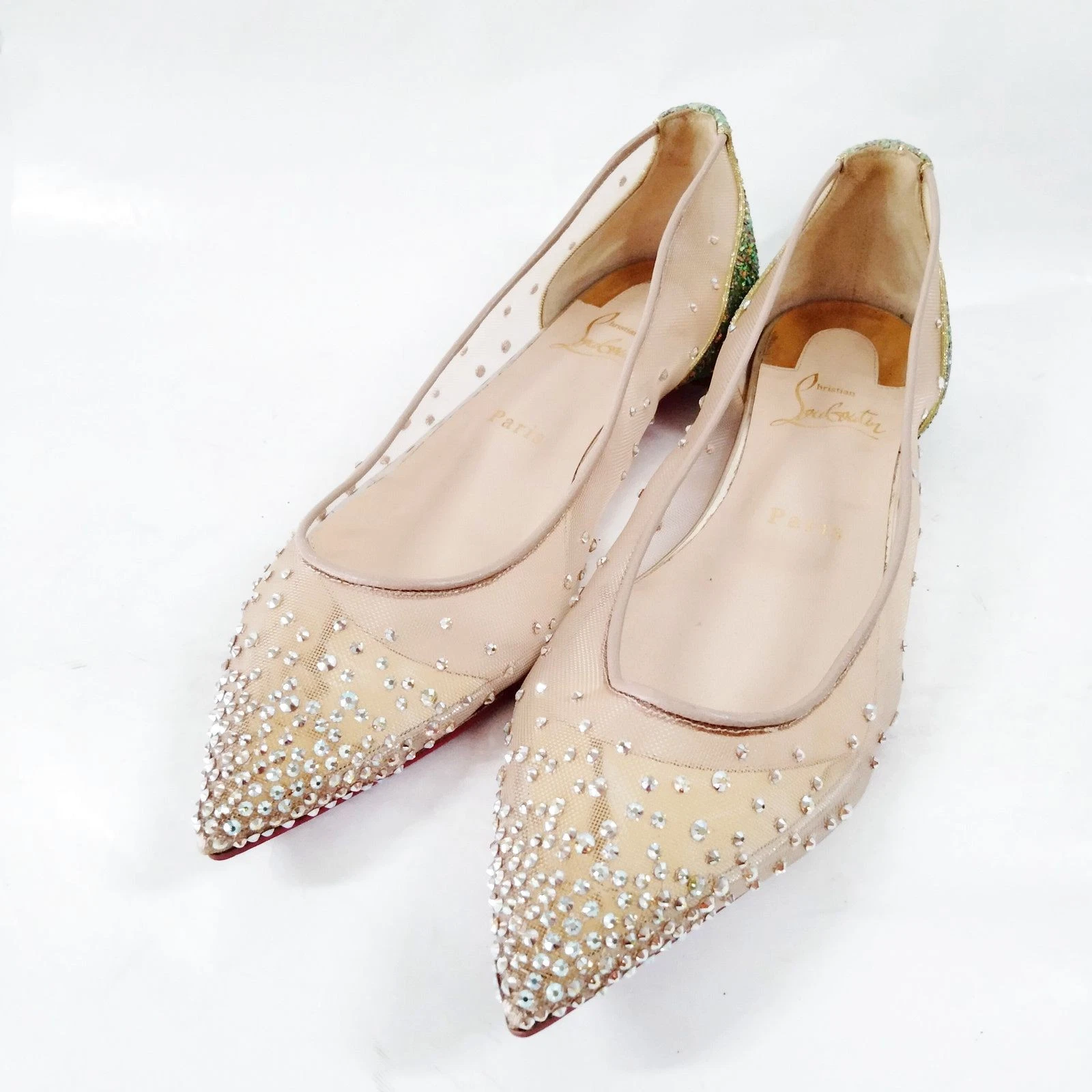 Christian Louboutin Pumps Women Beiges Nylon