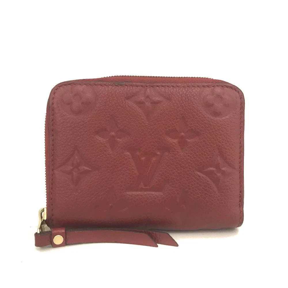 $760 Louis Vuitton Monogram Empreinte Zippy Zip Around Wallet Coin Purse TS2164