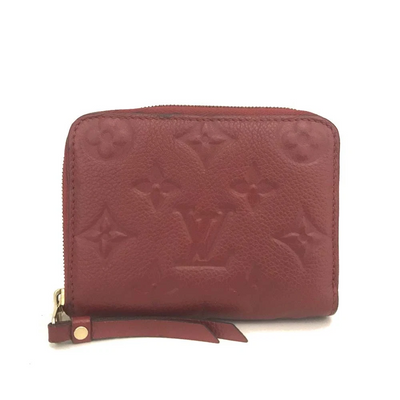 $760 Louis Vuitton Monogram Empreinte Zippy Zip Around Wallet Coin Purse TS2164