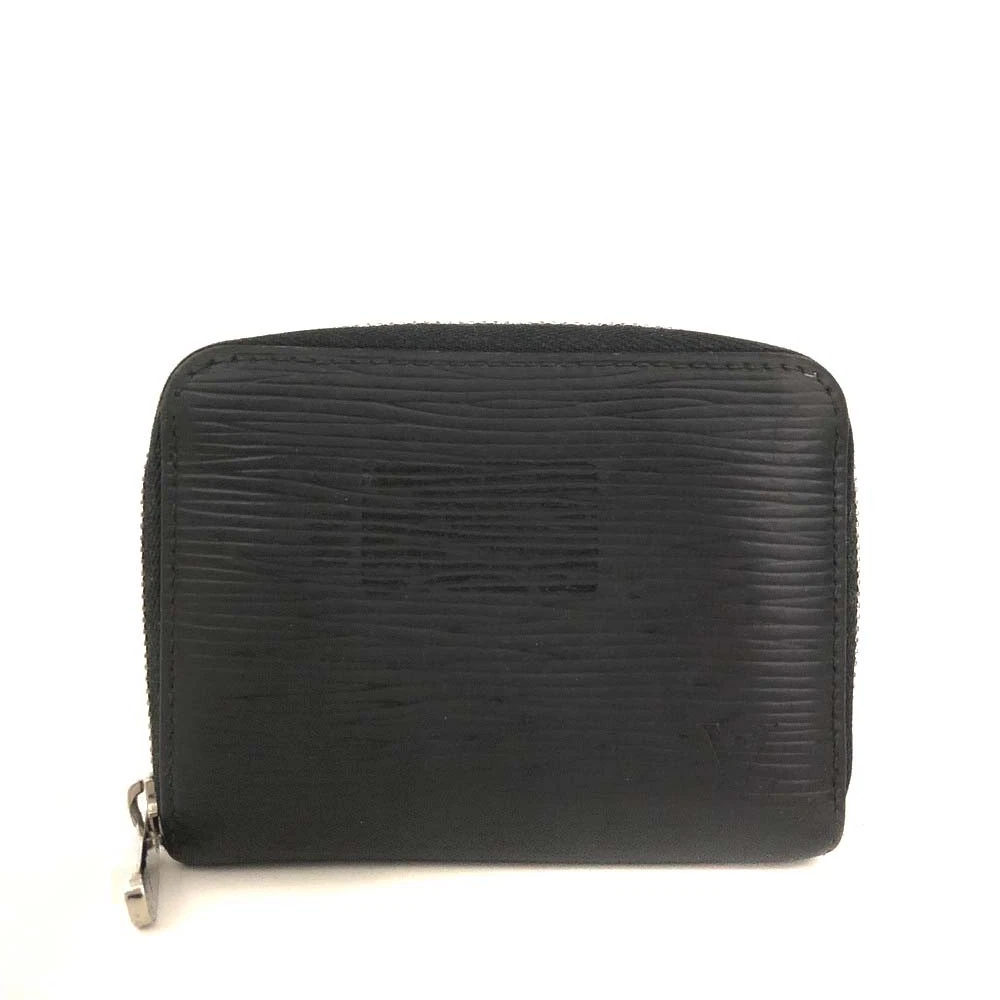 $540 2012 Louis Vuitton Epi Zippy Coin Purse Black SN2122