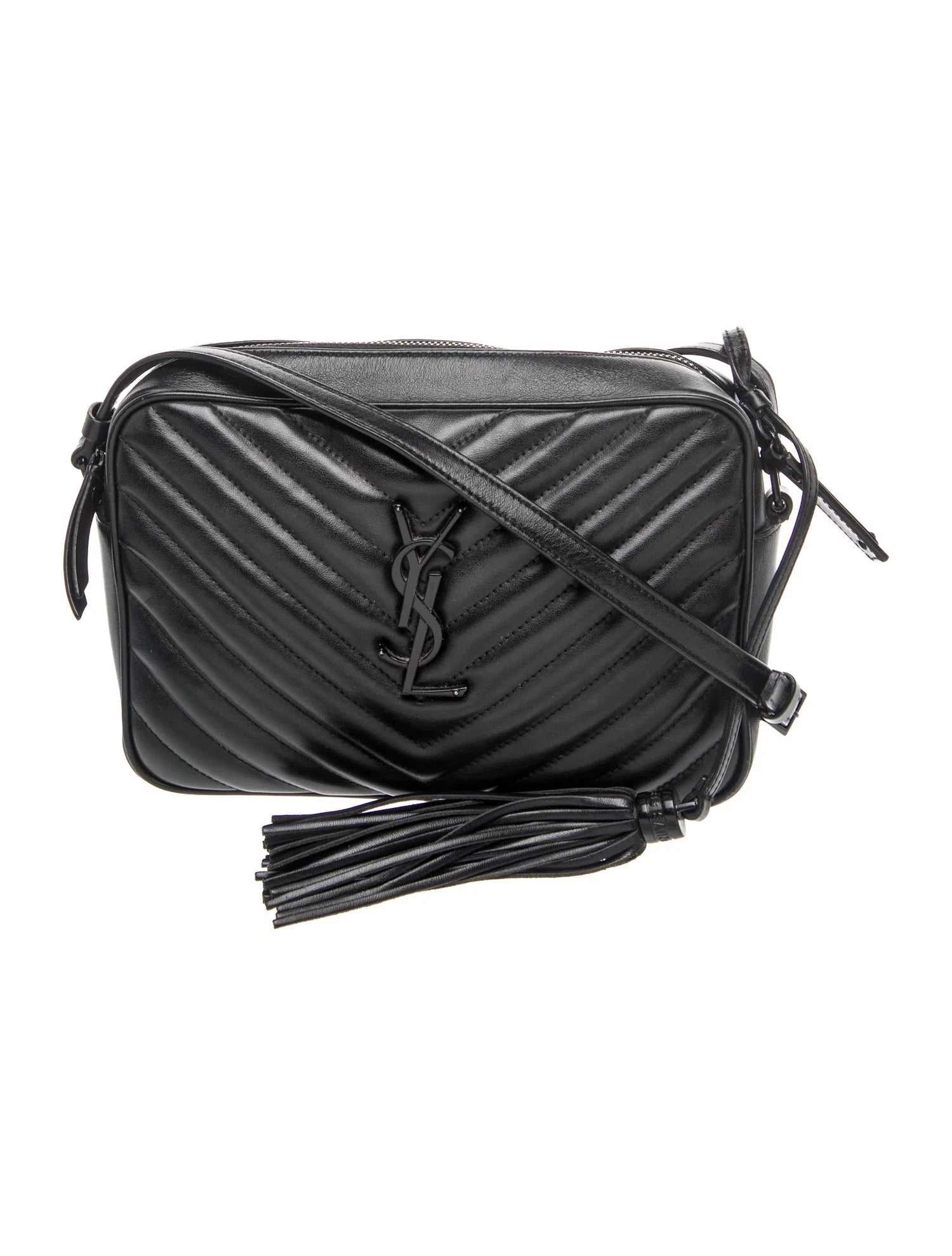 $1950 Saint Laurent Lou Camera Bag Black 10021142