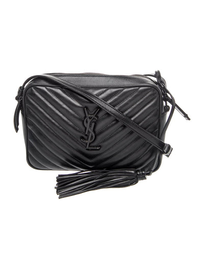 $1950 Saint Laurent Lou Camera Bag Black 10021142