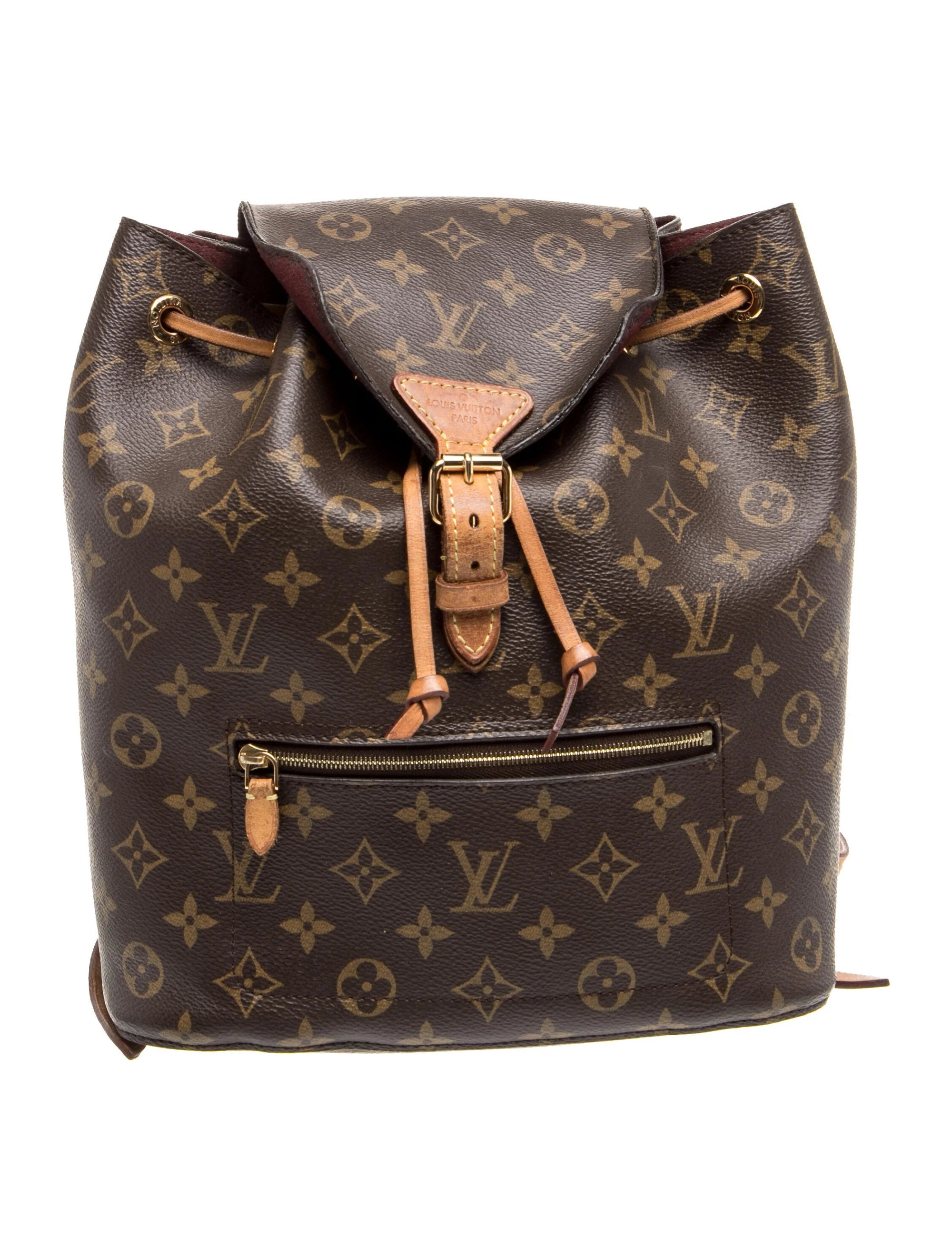 $2470 2018 Louis Vuitton Monogram Montsouris NM Backpack