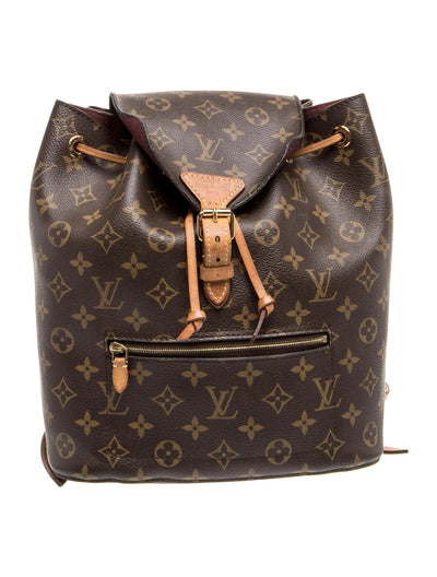 $2470 2018 Louis Vuitton Monogram Montsouris NM Backpack
