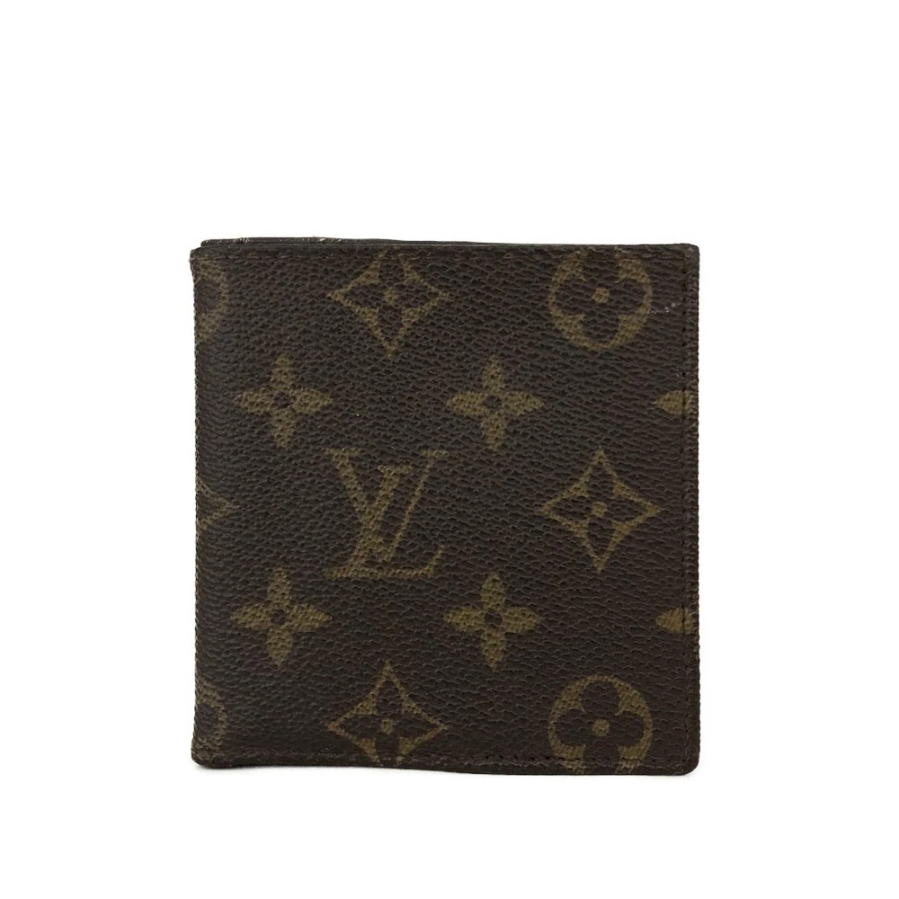 Vintage Louis Vuitton Monogram Bifold Wallet Brown