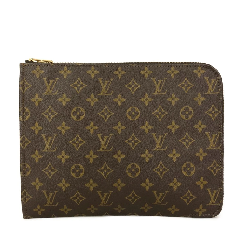 $810 Louis Vuitton Monogram Poche Documents Portfolio Case 30