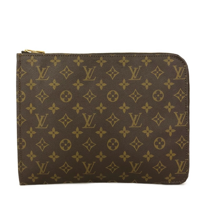 $810 Louis Vuitton Monogram Poche Documents Portfolio Case 30