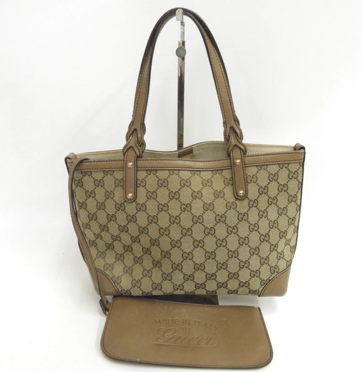 GUCCI Canvas Hand Tote Bag