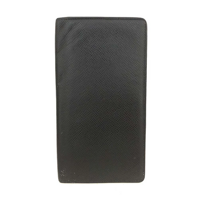 $630 Louis Vuitton Taiga Porte Valeurs Cartes Credit Leather Long Wallet MI0016