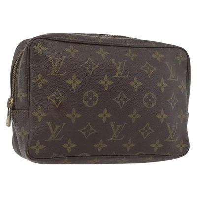 $600 1984 LOUIS VUITTON Monogram Trousse Toilette 23 Clutch Bag 841