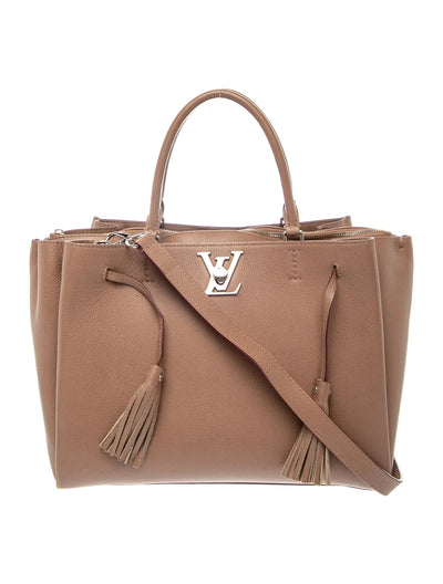 $3100 Louis Vuitton Calfskin Lockmeto Beige 10021133
