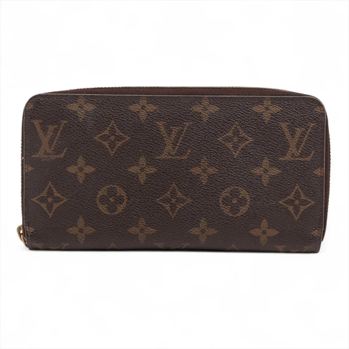 $915 RFID Louis Vuitton Monogram Zippy Wallet Rose Ballerine