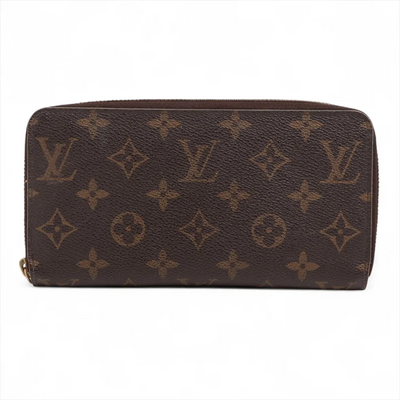 $915 RFID Louis Vuitton Monogram Zippy Wallet Rose Ballerine