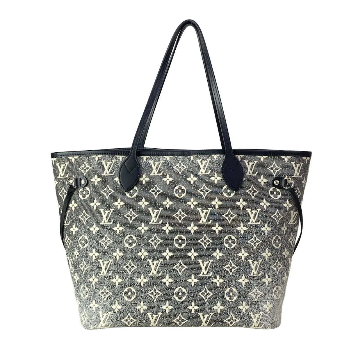 LOUIS VUITTON Neverfull MM M21465 Gray Monogram Jacquard Denim - Unconfirmed