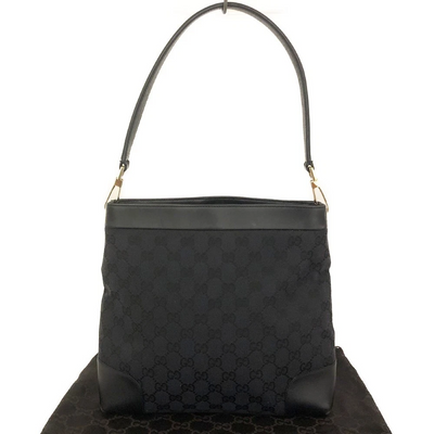 $1200 GUCCI Canvas Vintage GG Shoulder Bag