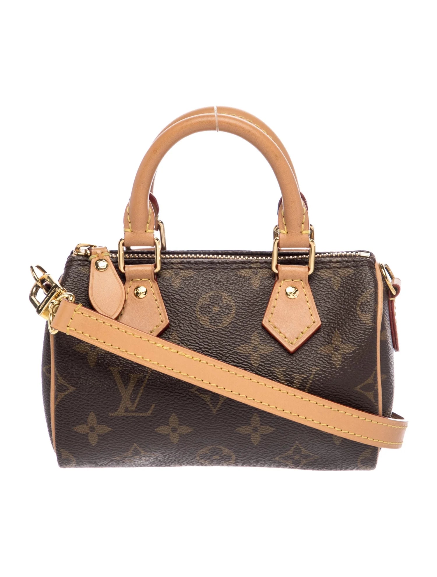 $1960 Louis Vuitton Monogram Nano Speedy Bandouliere 2022