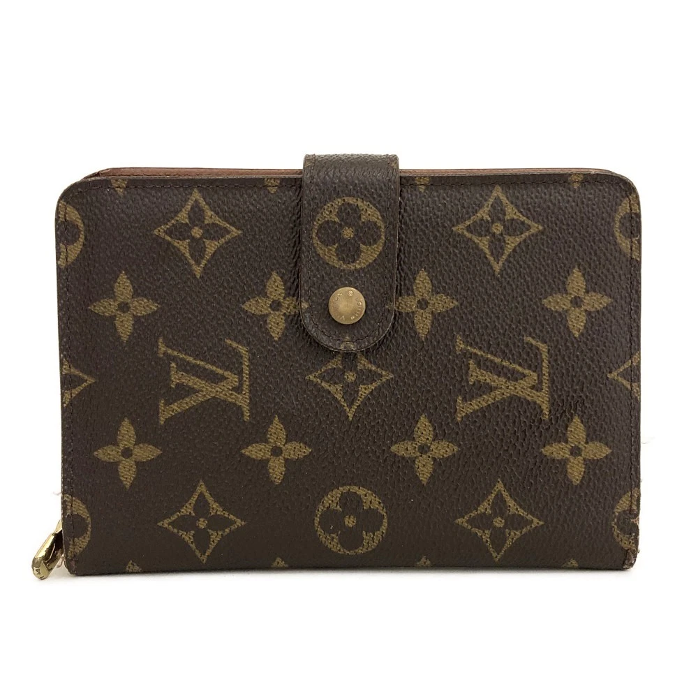 Louis Vuitton Monogram Porte Papier Zippe Bifold Wallet Brown SP1919