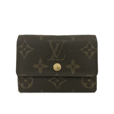 $440 2001 Louis Vuitton Monogram Porte-Monnaie Plat Coin Purse MI1001