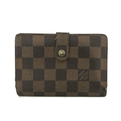 $750 2002 Louis Vuitton Damier Porte Monnaie Billets Viennois Bifold Wallet MI0062