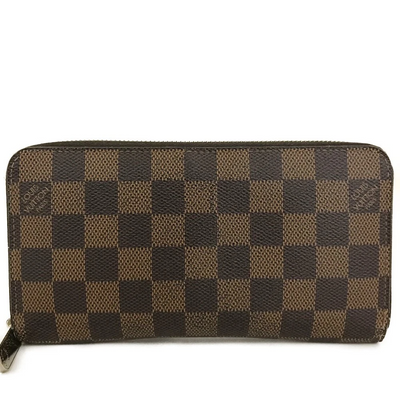$915 2014 Louis Vuitton Damier Ebene Zippy Wallet CA3174