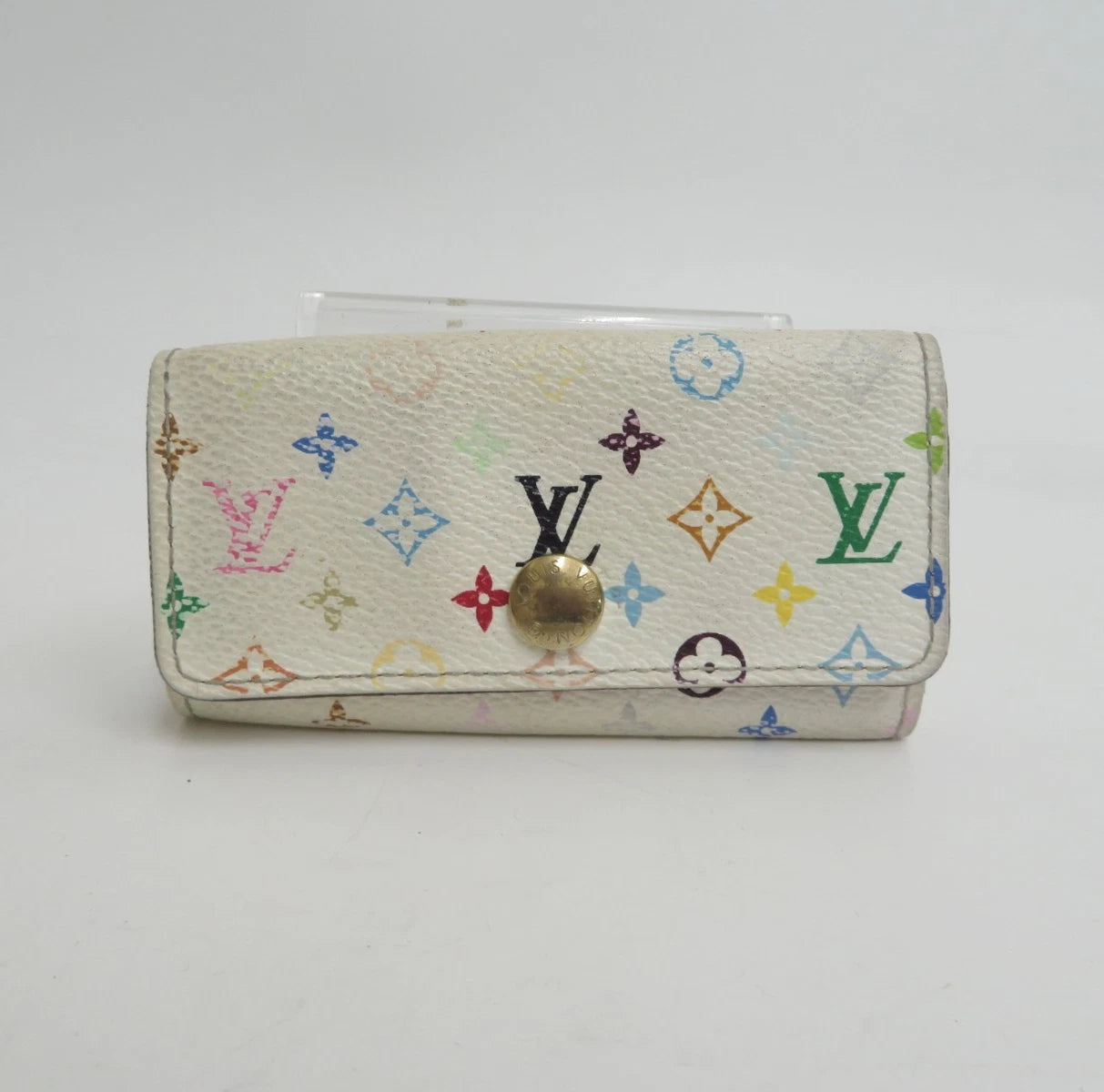 LOUIS VUITTON Monogram Multicolor Multicles 4 Ring Key Case