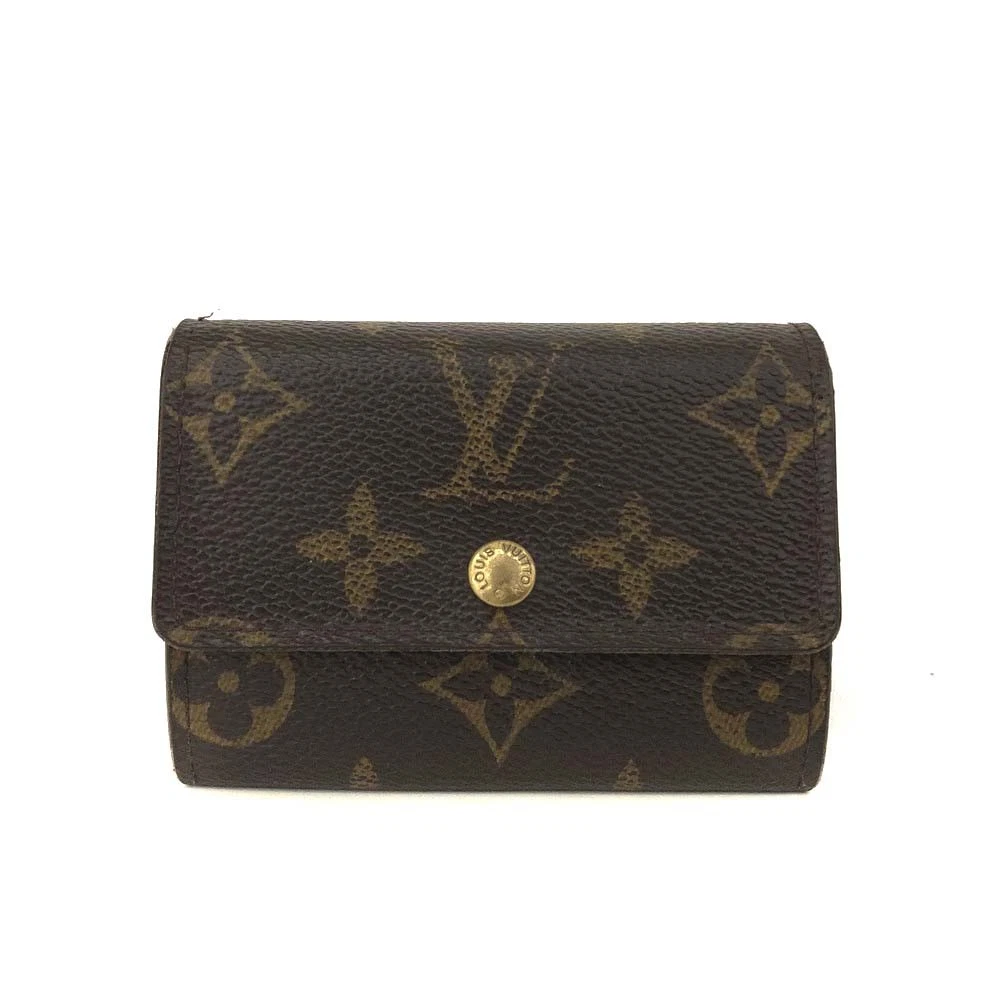 $440 2000 Louis Vuitton Porte Monnaie Coin Purse Wallet MI1010